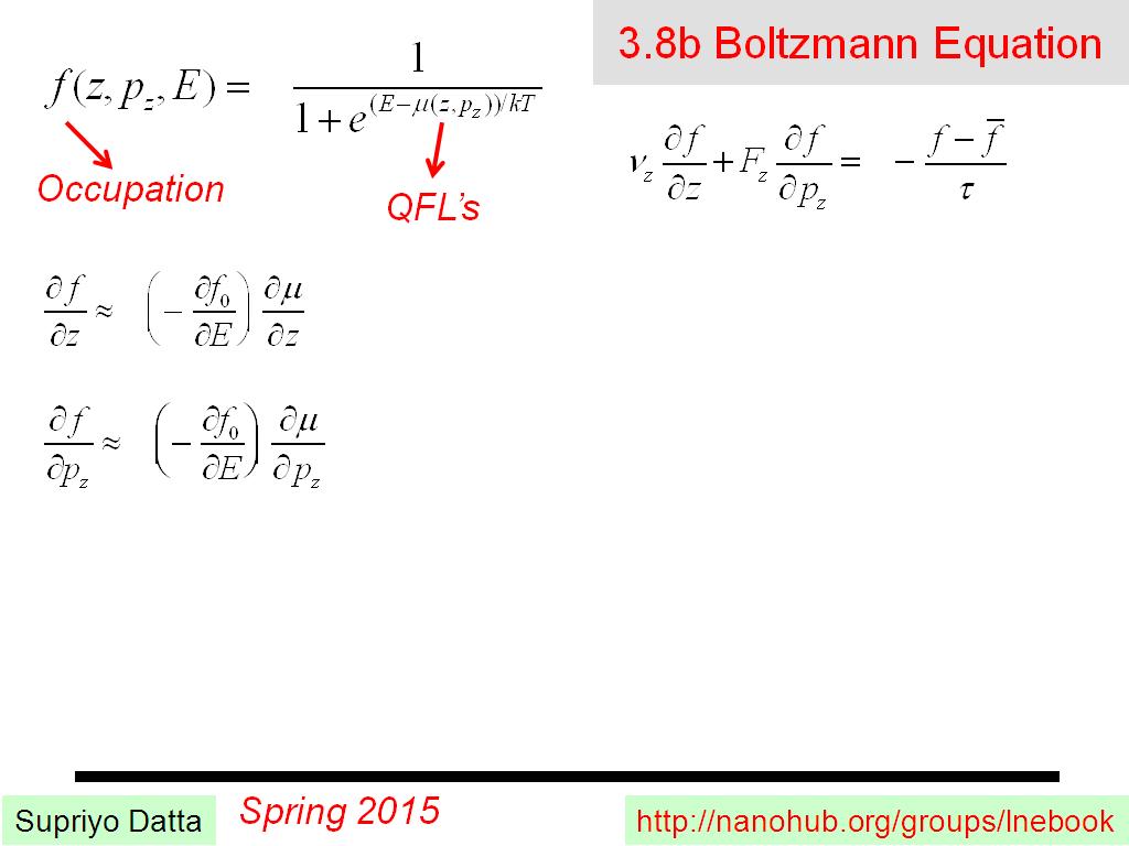 3.8b Boltzmann Equation