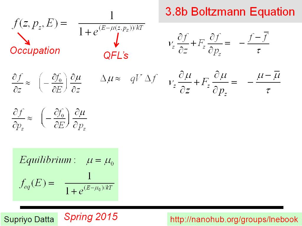 3.8b Boltzmann Equation