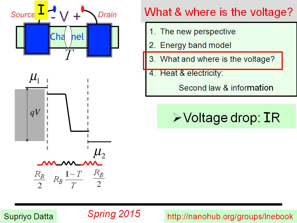 What & where is the voltage?