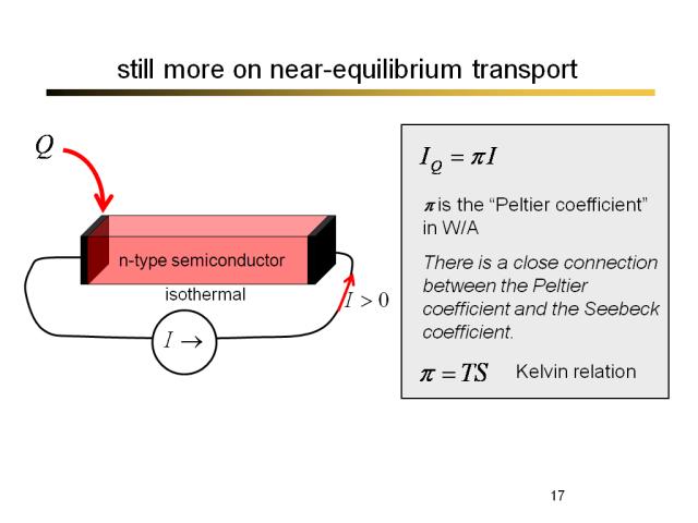 still more on near-equilibrium transport