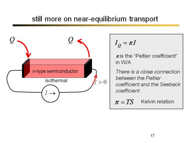 still more on near-equilibrium transport