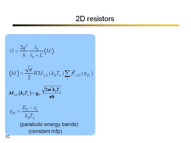 2D resistors