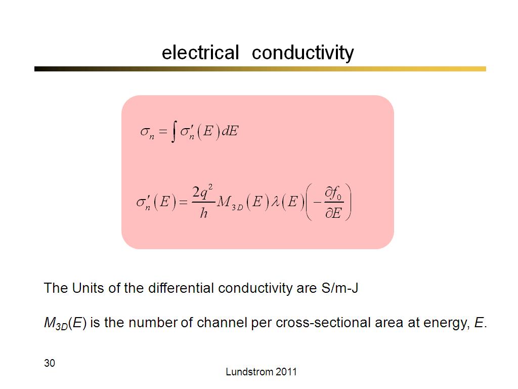 electrical  conductivity