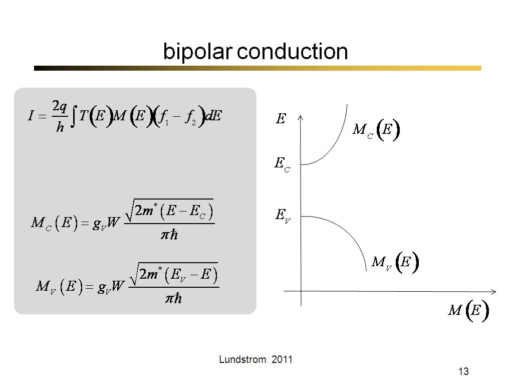 bipolar conduction