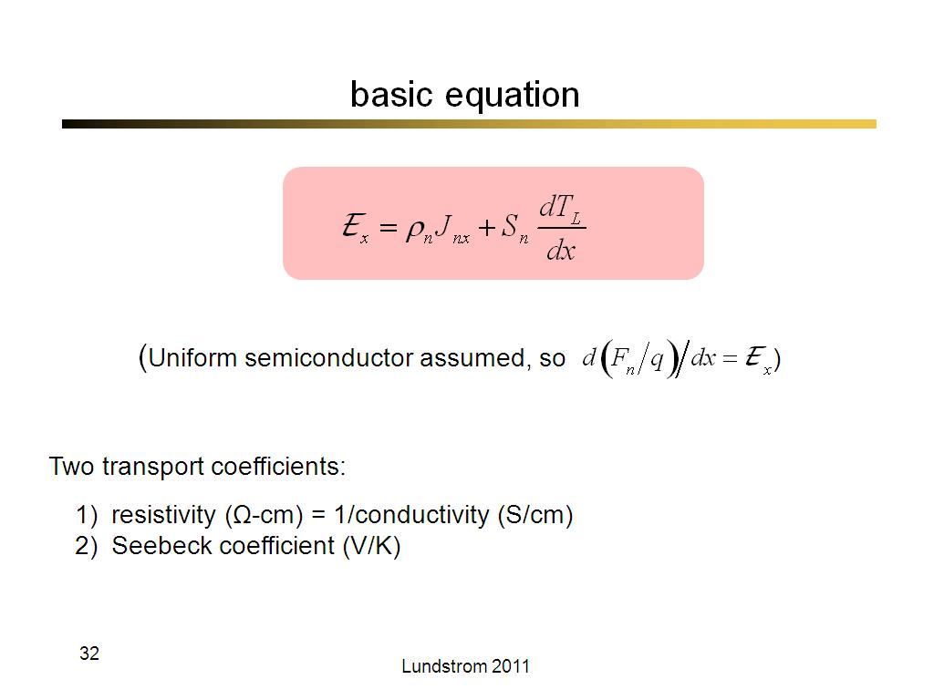 basic equation