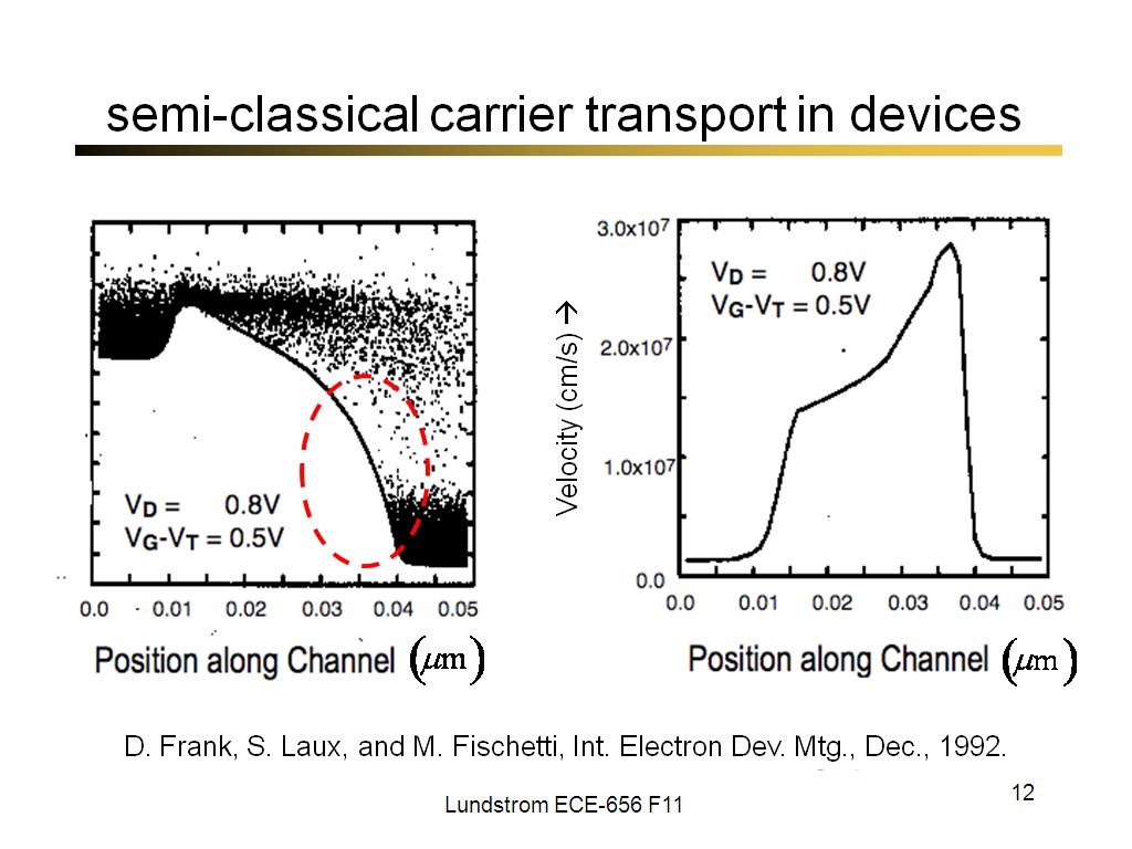 semi-classical carrier transport in devices