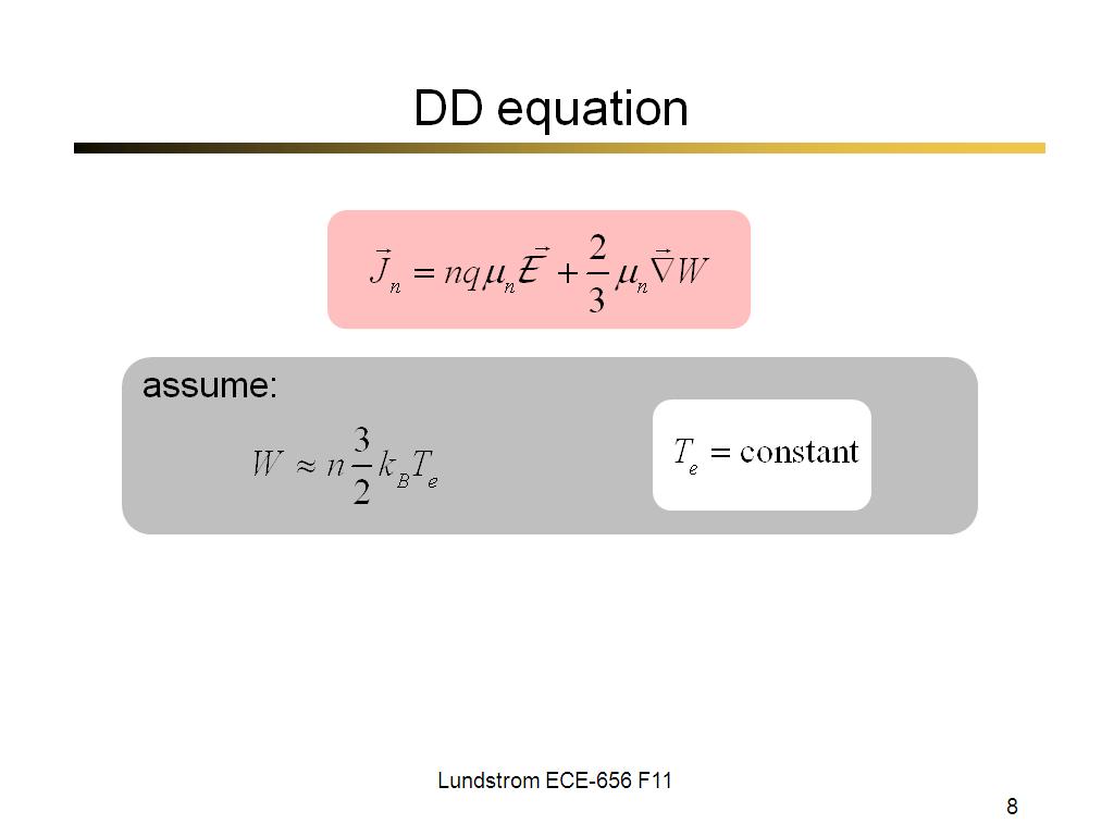DD equation