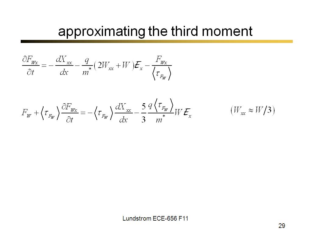 approximating the third moment