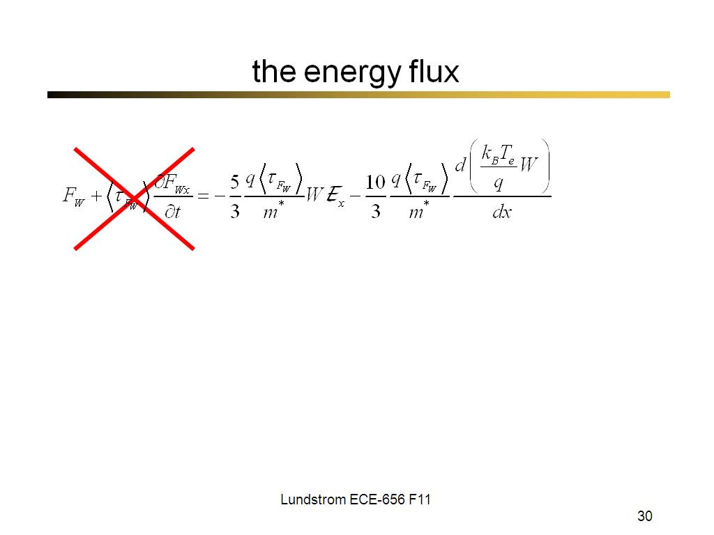 the energy flux