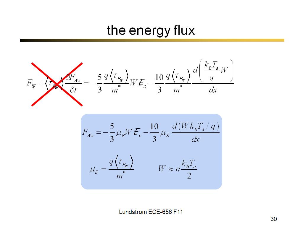 the energy flux