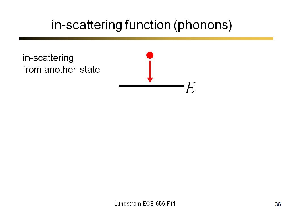 in-scattering function (phonons)