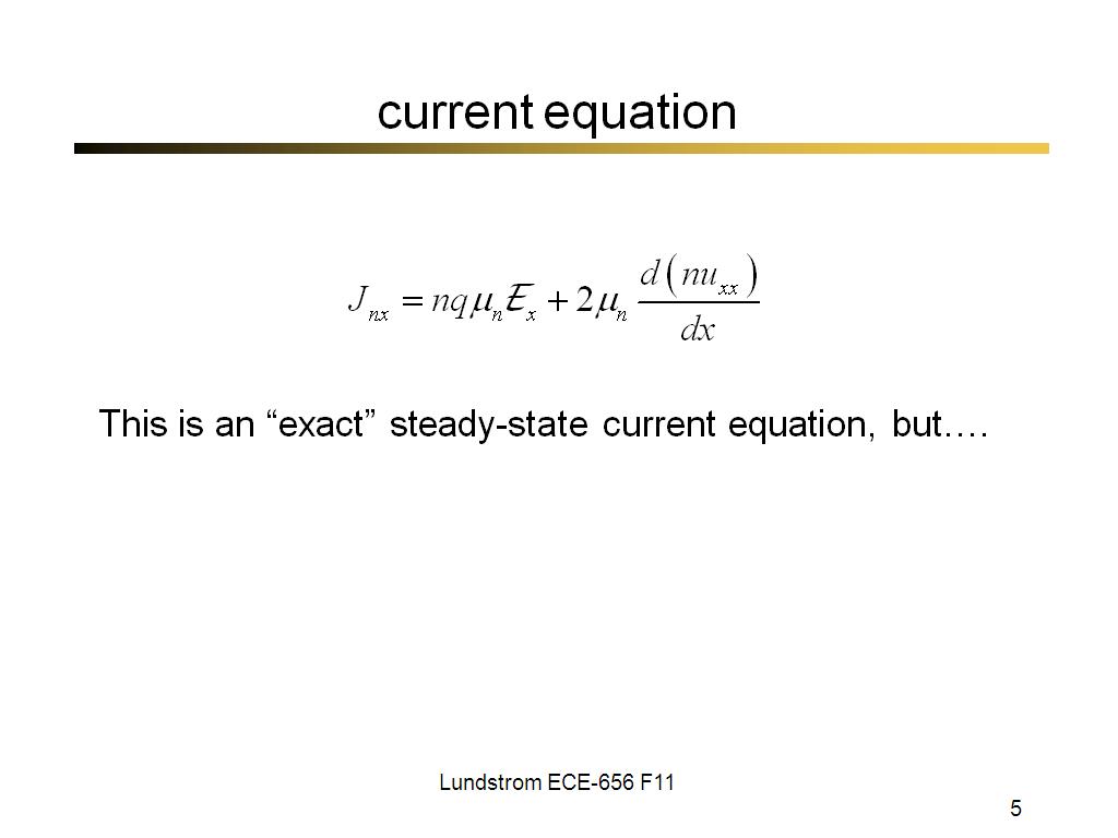current equation