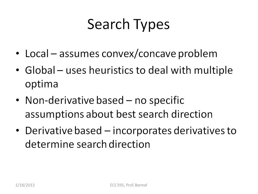 Search Types