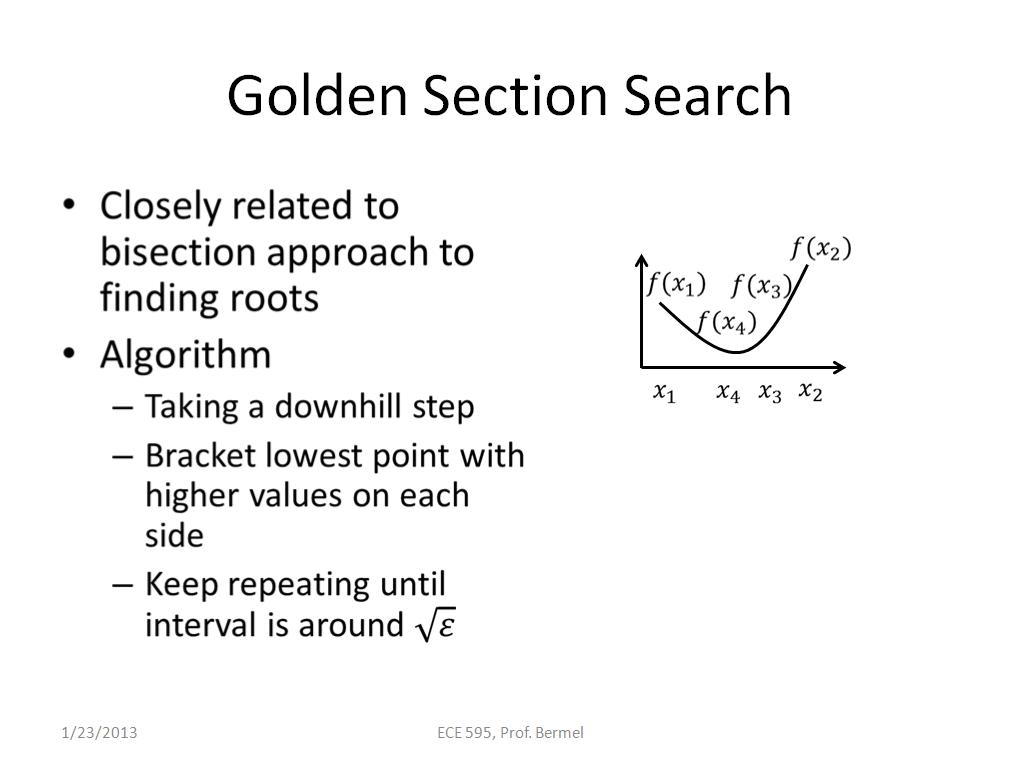 Golden Section Search