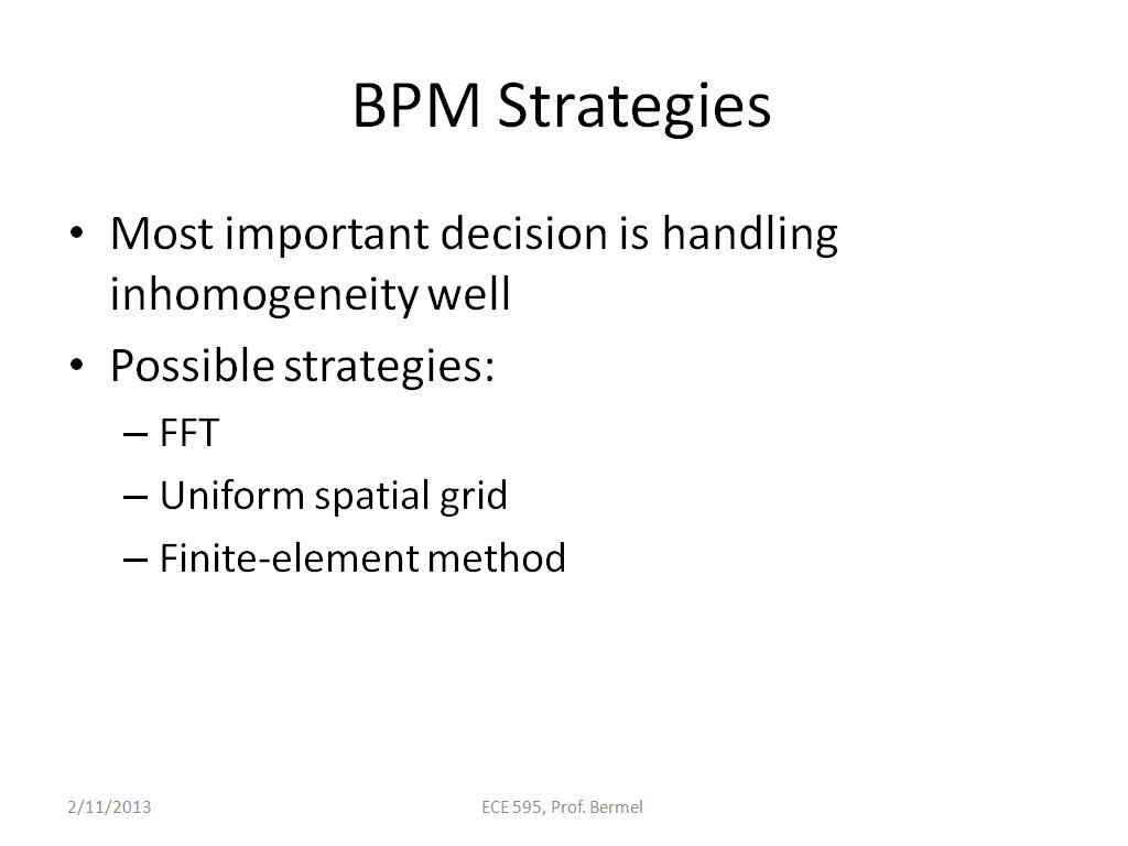 BPM Strategies