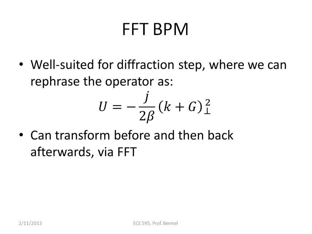 FFT BPM