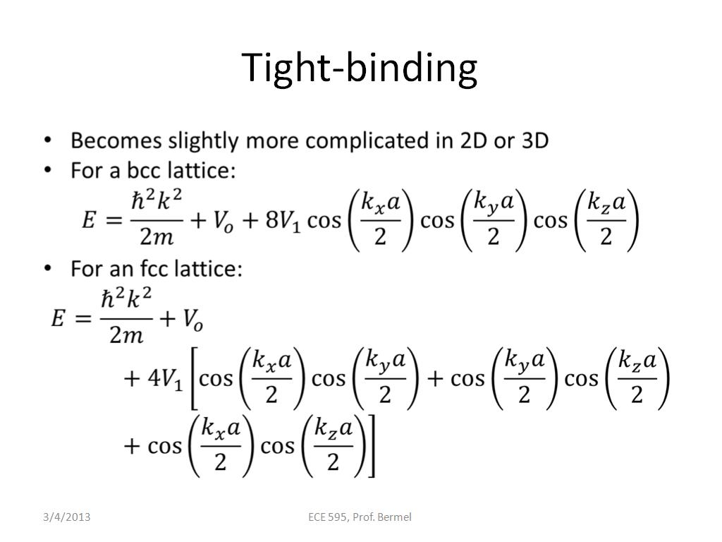Tight-binding