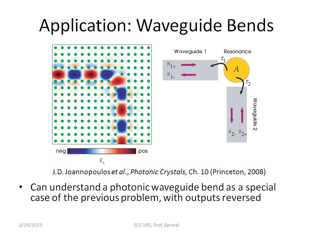 Application: Waveguide Bends