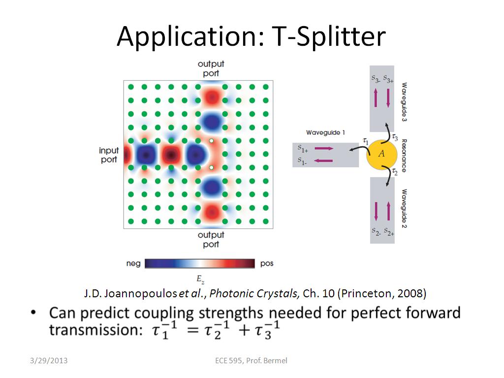 Application: T-Splitter