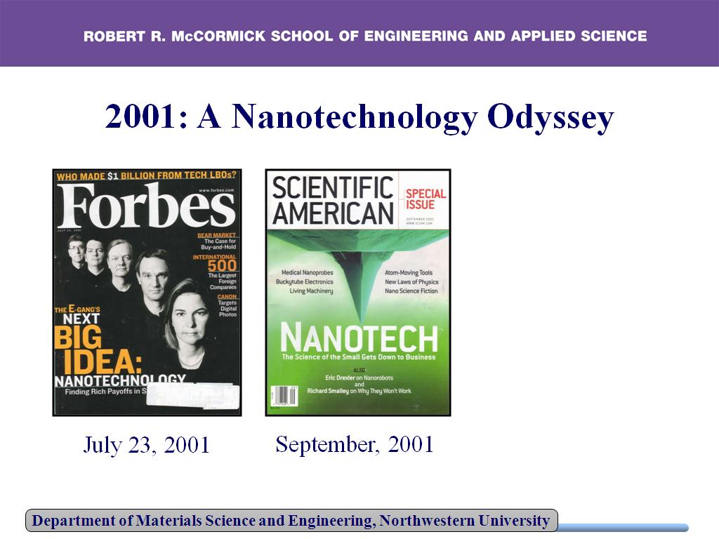 2001: A Nanotechnology Odyssey
