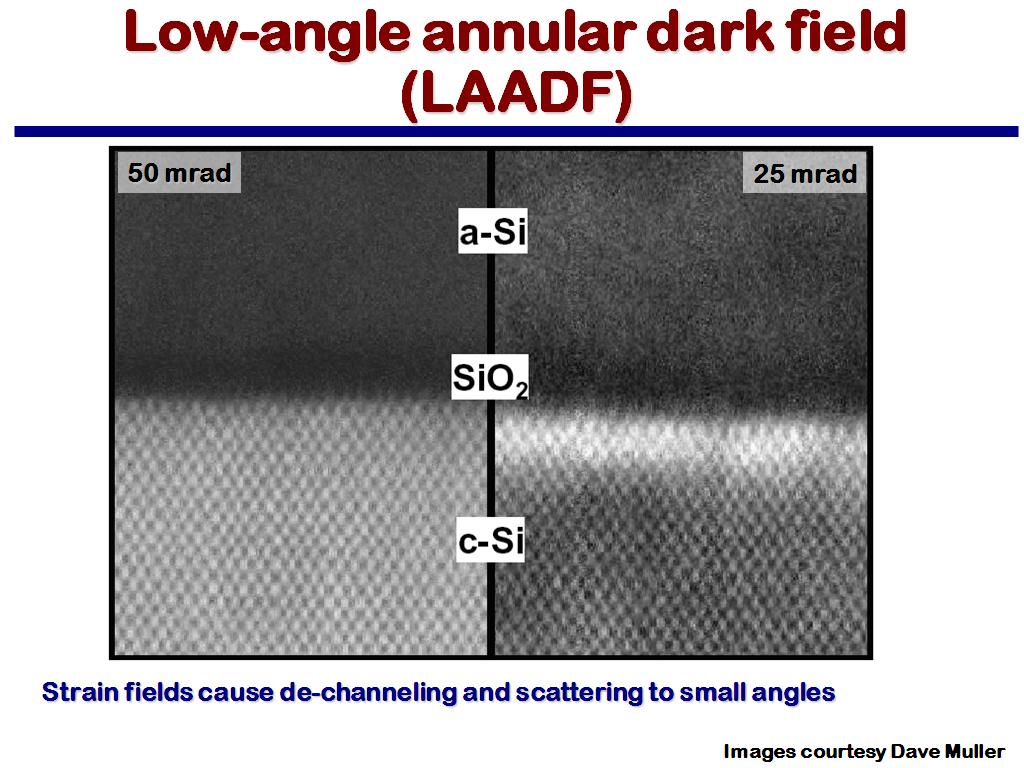 Low-angle annular dark field (LAADF)