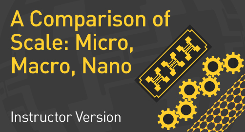 A Comparison of Scale: Micro, Macro, Nano - Instructor Resource