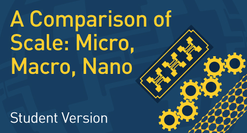 A Comparison of Scale: Micro, Macro, Nano - Student Resource